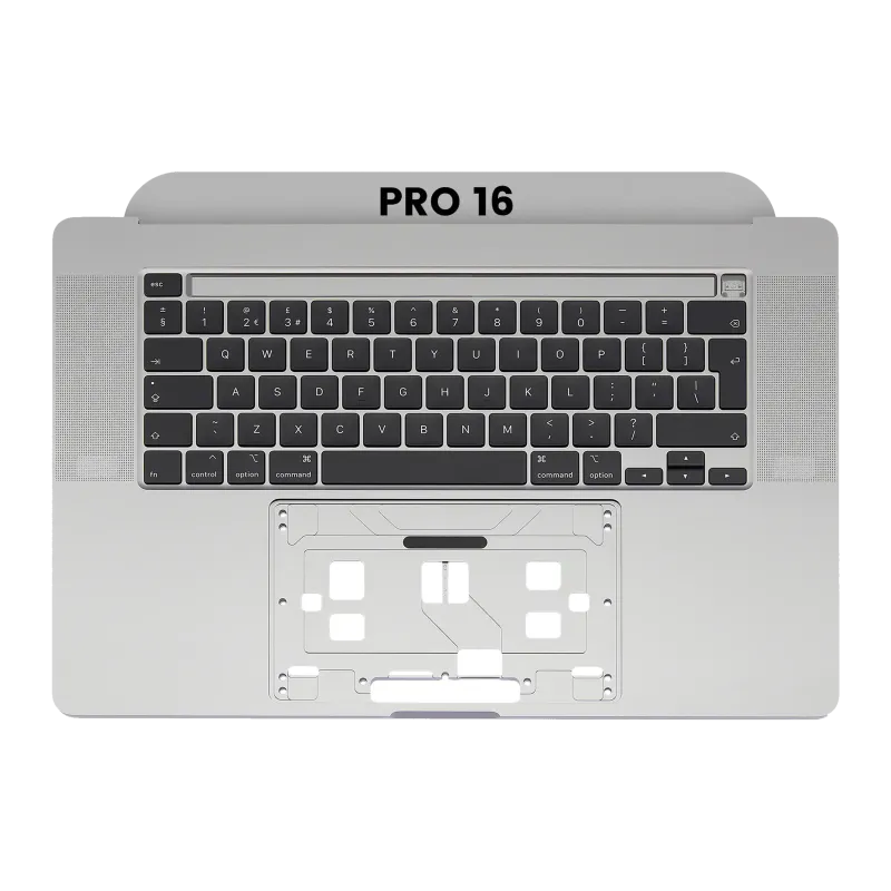 Top case s klávesnicí (britské rozložení ISO) pro MacBook Pro 16" A2141 (2019) (vesmírně šedá)