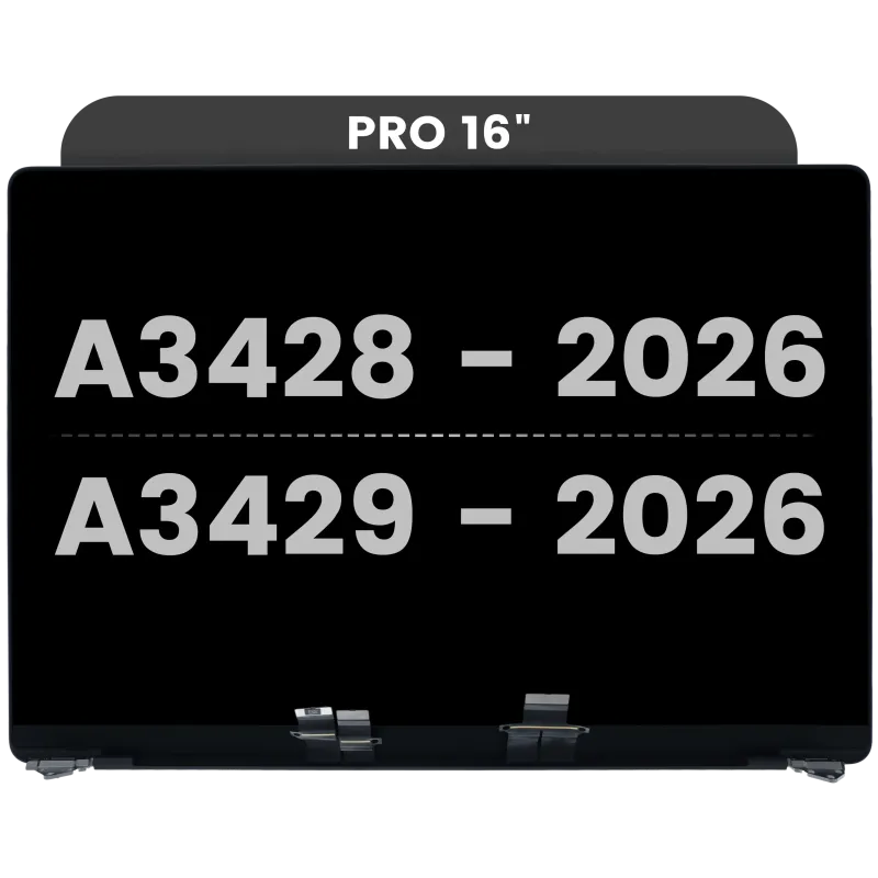 Kompletní LCD displej pro MacBook Pro 16" A3428 / A3429 (2026) (originál z vyřazeného zařízení, stav A) (vesmírně černá)