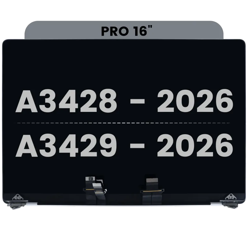Kompletní LCD displej pro MacBook Pro 16" A3428 / A3429 (2026) (originál z vyřazeného zařízení, stav A) (stříbrná)