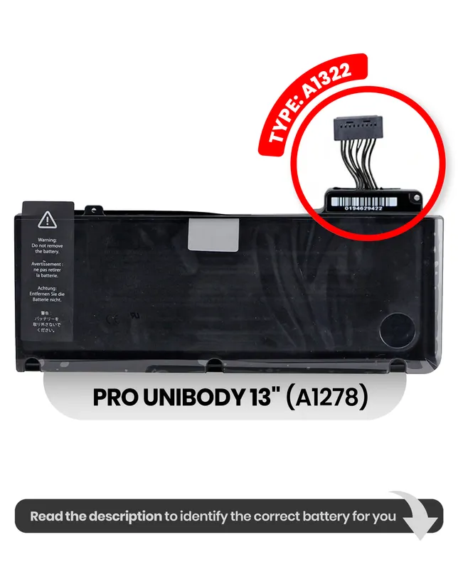 Baterie (A1322) pro MacBook Pro 13" A1278 (2009-2012)
