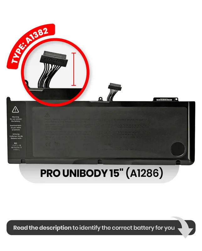 Baterie (A1382) pro MacBook Pro 15" A1286 (2011-2012)