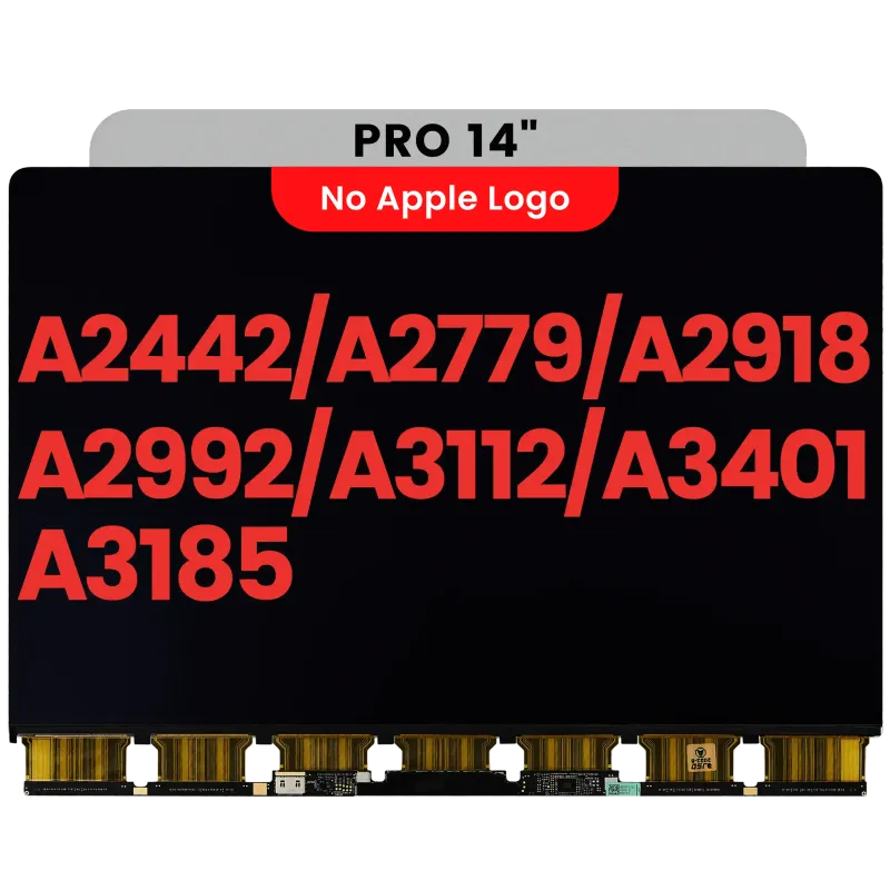 Samotný LCD panel pro MacBook Pro 14" (A2442 / A2779 / A2918 / A2992 / A3112 / A3401 / A3185) (všechny ročníky) (Aftermarket Plus)