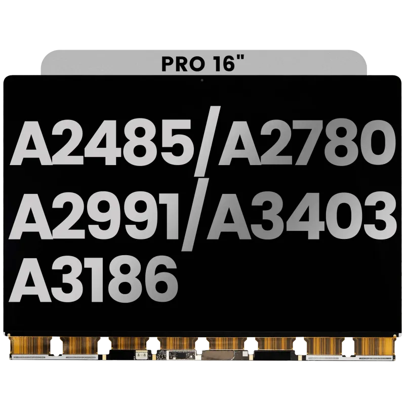 Samotný LCD panel pro MacBook Pro 16" A2485 (2021) Pro / Max / A2780 (2023) / A2991 (2023) / A3403 (2024) Pro / A3186 (2024) Max (24HZ - 120HZ)