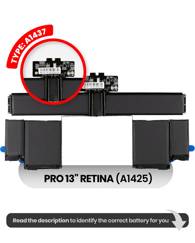 Baterie (A1437) pro MacBook Pro 13" A1425 (2012)