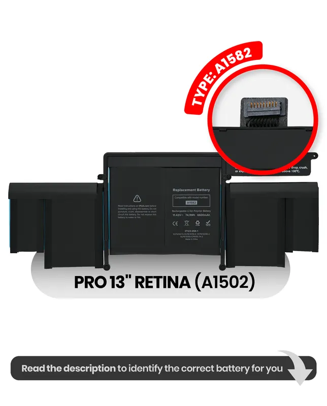 Baterie (A1582) pro MacBook Pro 13" A1502 (2015)