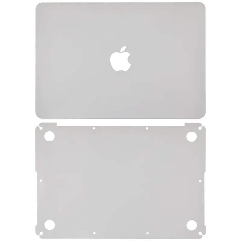 2v1 (Top, Bottom) Skin pro MacBook Pro 13" A1502 (2015) / A1425 (2012-2013) (stříbrná)