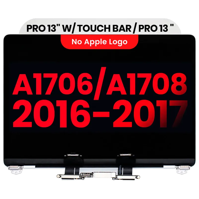 Kompletní LCD displej pro MacBook Pro 13" A1706 / A1708 (2016-2017) (Aftermarket Plus) (stříbrná)