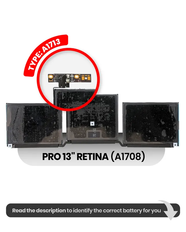 Baterie (A1713) pro MacBook Pro 13" A1708 (2016-2017)