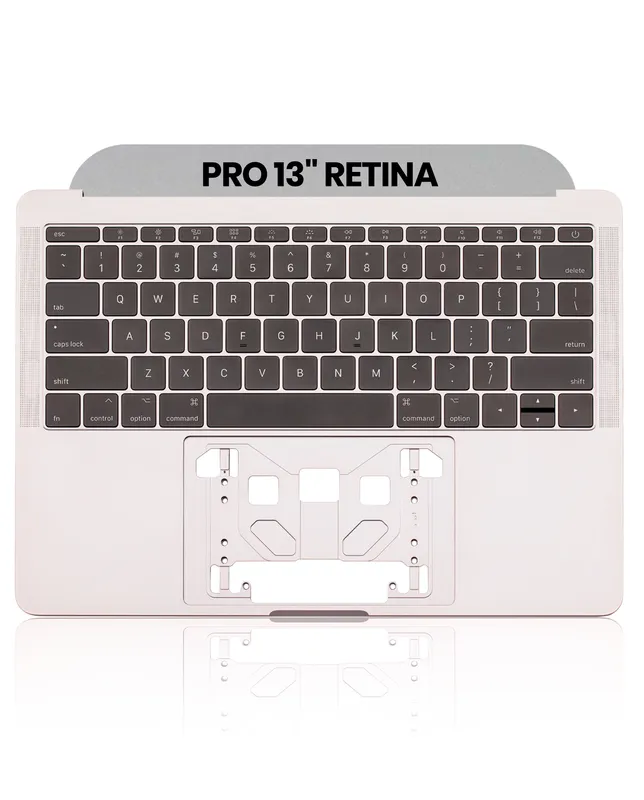 Top case s klávesnicí (americké rozložení ANSI) pro MacBook Pro 13" A1708 (2016-2017) (originál z vyřazeného zařízení, stav A) (vesmírně šedá)