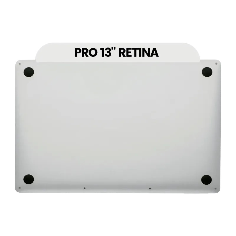 Spodní kryt pro MacBook Pro 13" A1708 (2016-2017) (originál z vyřazeného zařízení, stav B/C) (stříbrná)