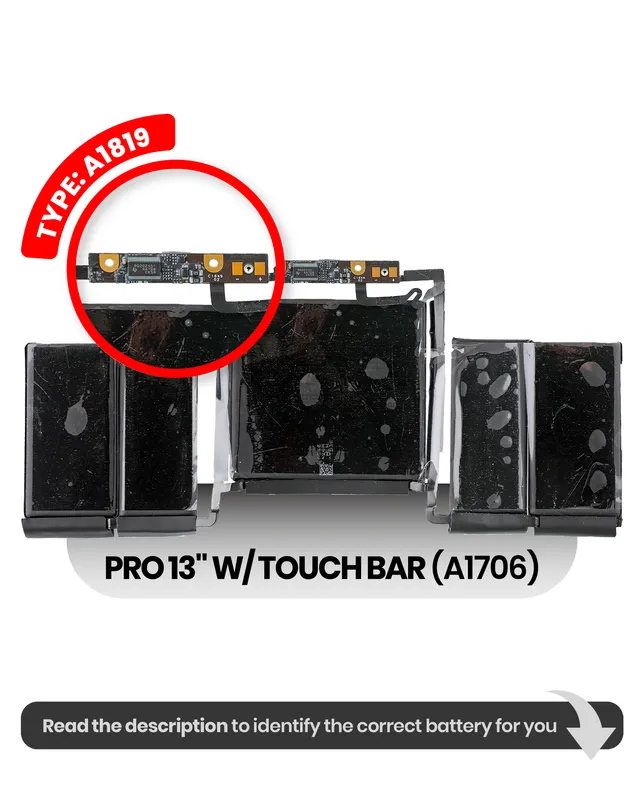 Baterie (A1819) pro MacBook Pro 13" A1706 (2016-2017)