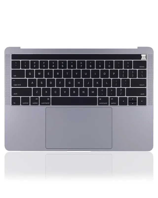 Top case s klávesnice (iso uk) a trackpadem pro MacBook Pro 13" A1989 (2018-2019) (originál z vyřazeného zařízení, stav A) (vesmírně šedá)