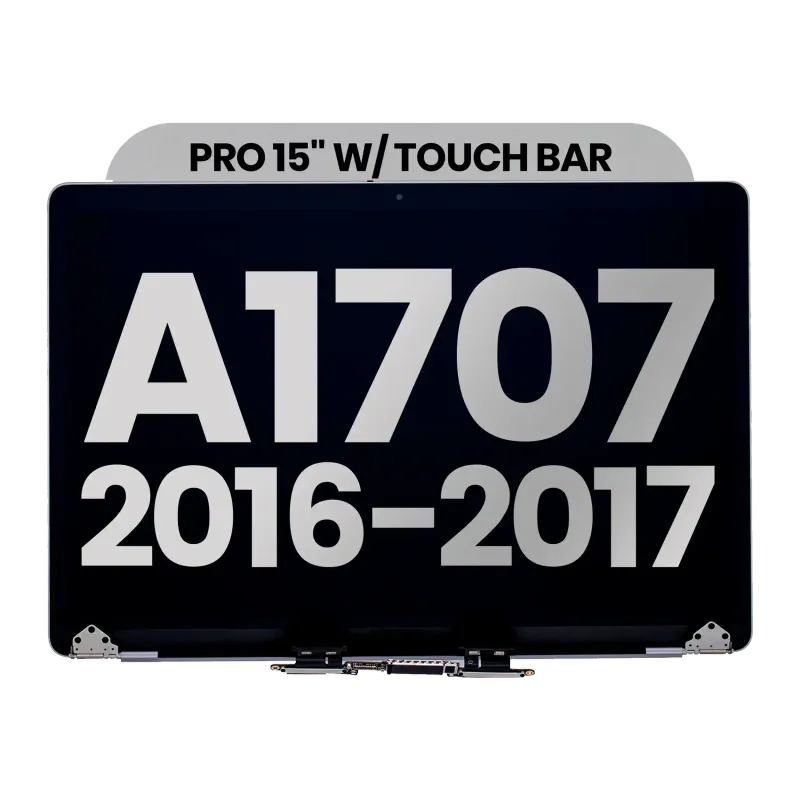 Kompletní LCD displej pro MacBook Pro 15" A1707 (2016-2017) (originál z vyřazeného zařízení, stav A) (vesmírně šedá)