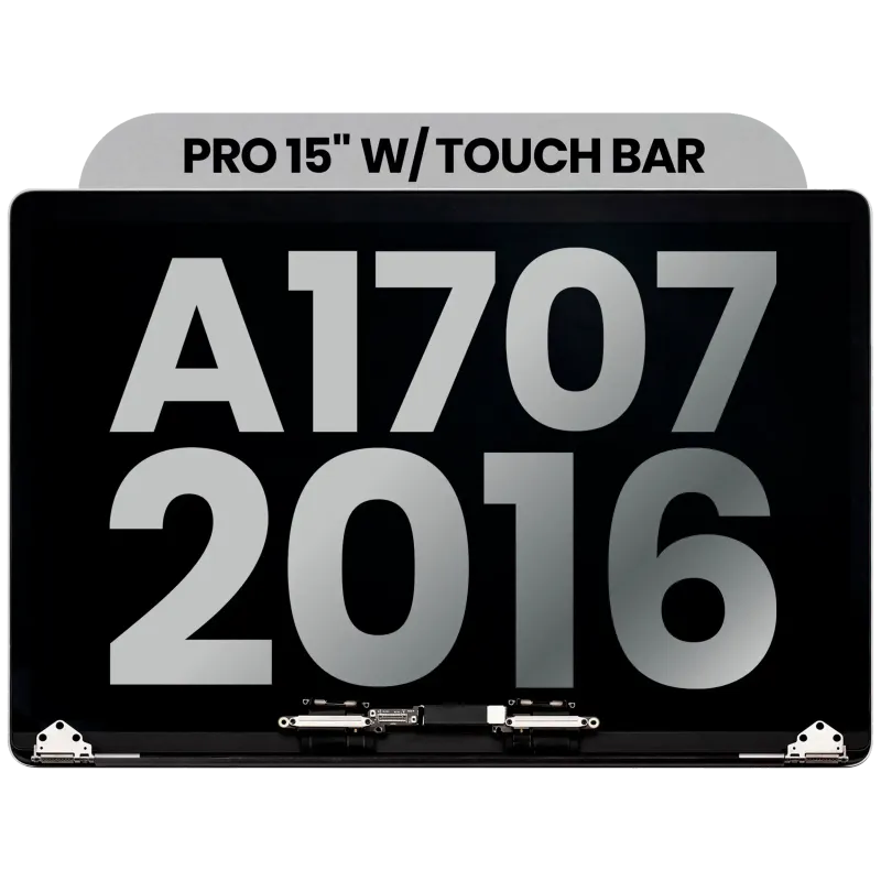 Kompletní LCD displej pro MacBook Pro 15" A1707 (2016-2017) (originál z vyřazeného zařízení, stav B) (vesmírně šedá)