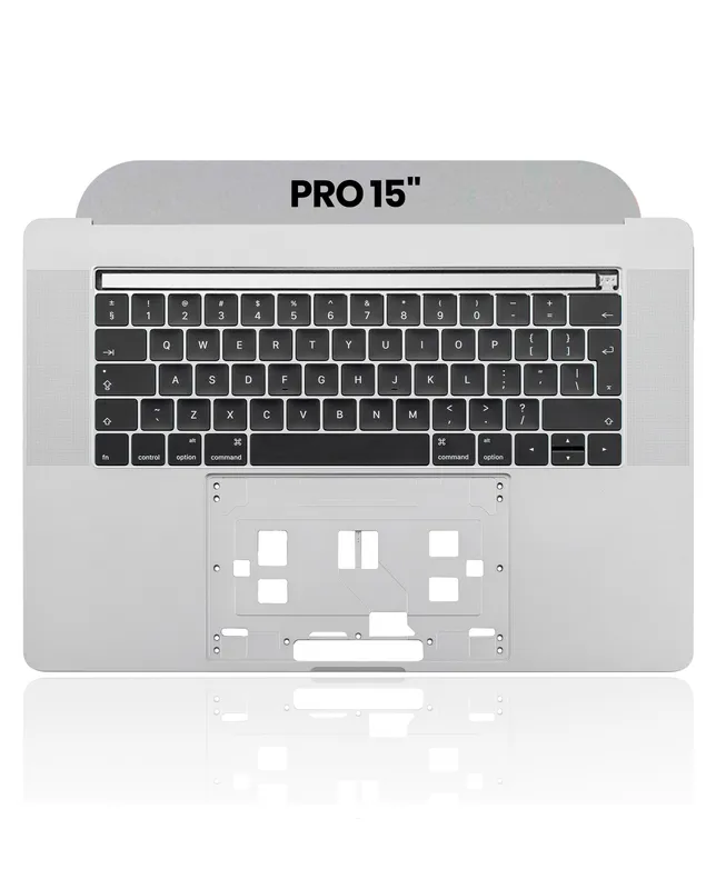 Top case s klávesnicí (britské rozložení ISO) pro MacBook Pro 15" A1707 (2016-2017) (originál z vyřazeného zařízení, stav A) (vesmírně šedá)
