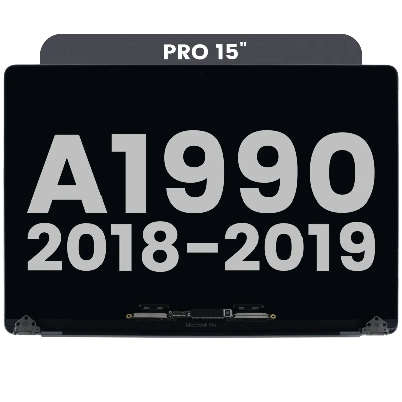 Kompletní LCD displej pro MacBook Pro 15" A1990 (2018-2019) (originál z vyřazeného zařízení, stav C) (vesmírně šedá)
