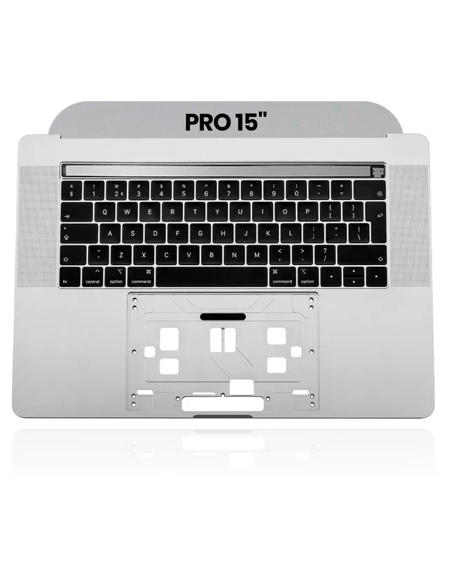 Top case s klávesnicí (britské rozložení ISO) pro MacBook Pro 15" A1990 (2018-2019) (originál, nový) (vesmírně šedá)