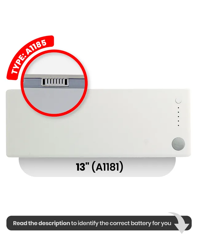 Baterie (A1185) pro MacBook 13" A1181 (2006-2008)