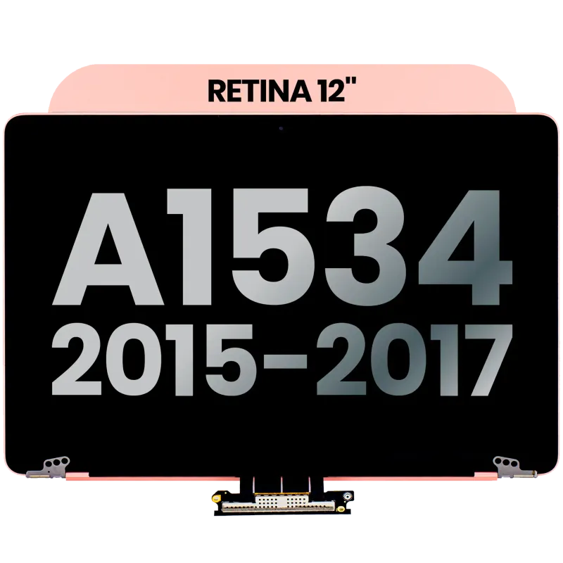 Kompletní LCD displej pro MacBook 12" A1534 (2015-2017) (originál z vyřazeného zařízení, stav B) (růžově zlatá)