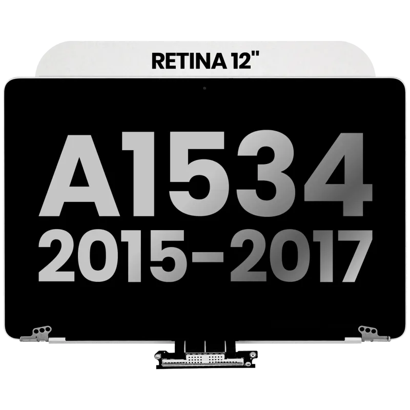 Kompletní LCD displej pro MacBook 12" A1534 (2015-2017) (originál z vyřazeného zařízení, stav B) (stříbrná)