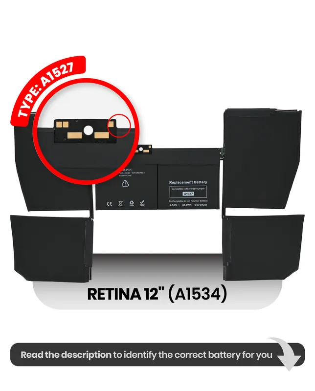 Baterie (A1527) pro MacBook 12" A1534 (2015)