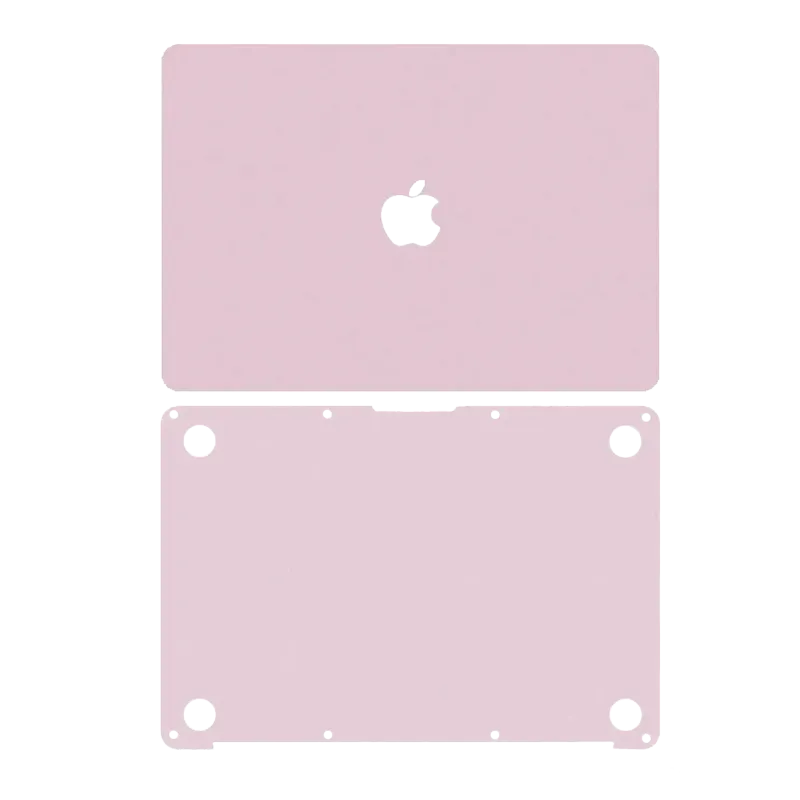 2v1 (Top, Bottom) Skin pro MacBook 12" A1534 (2015-2017) (růžově zlatá)