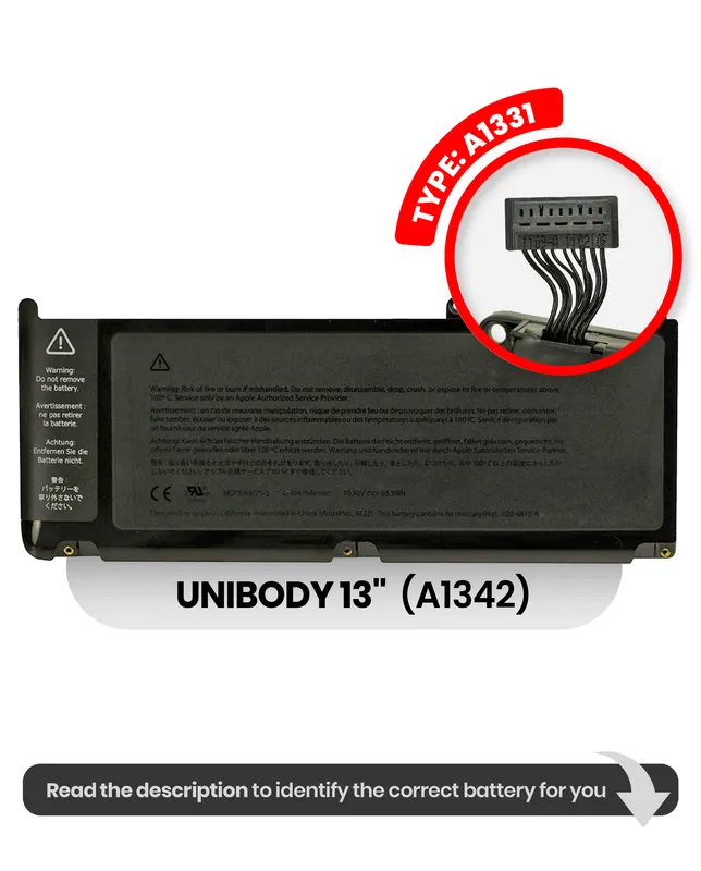 Baterie (A1331) pro MacBook 13" A1342 (2009-2010)
