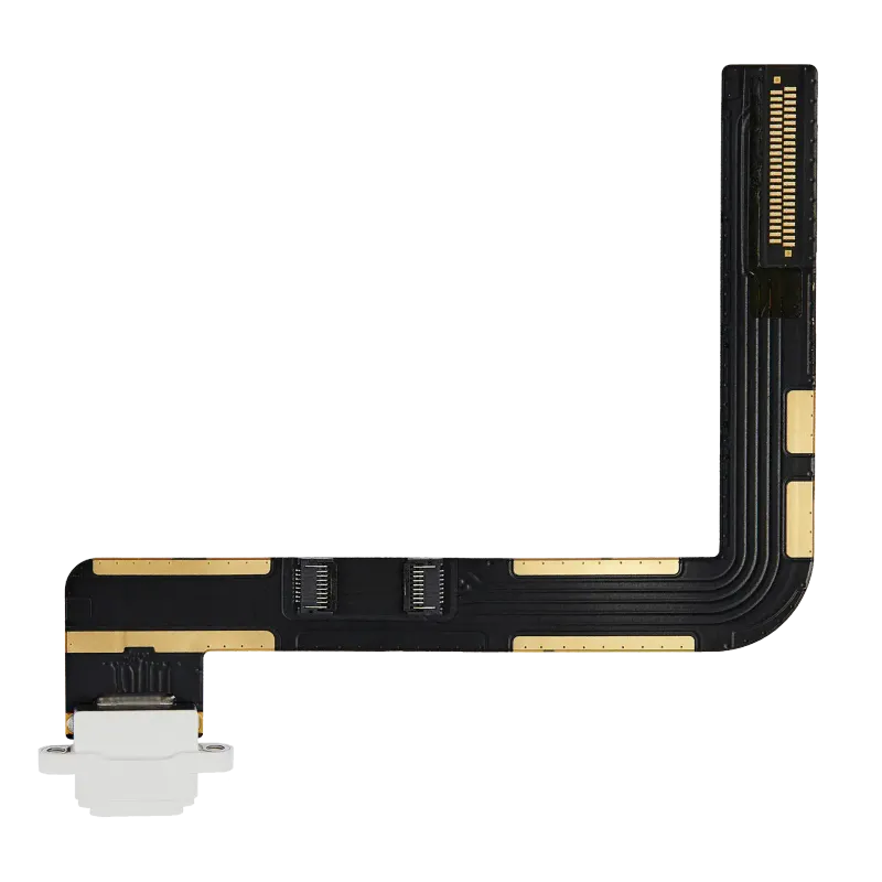 Flex kabel nabíjecího konektoru pro iPad 7 (2019) / iPad 8 (2020) / iPad 9 (2021) (Premium) (stříbrná)