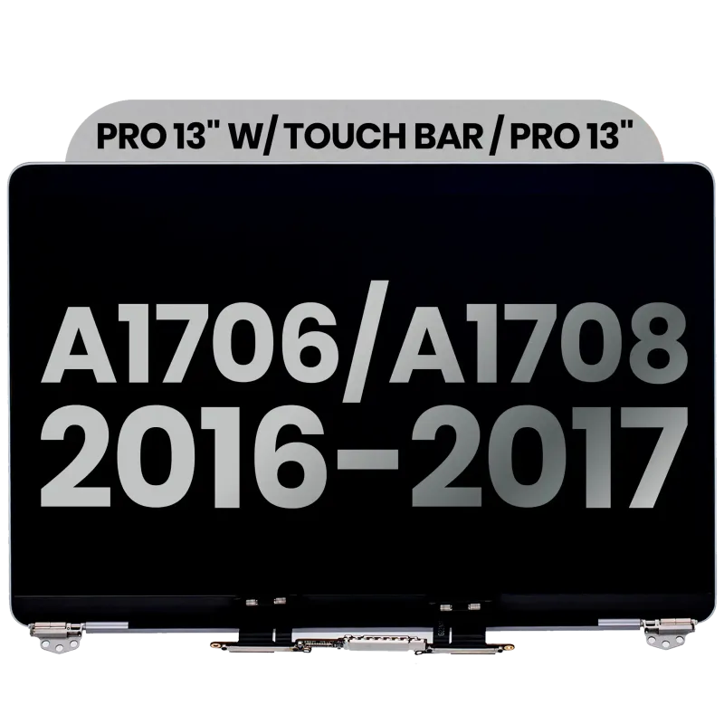 Kompletní LCD displej pro MacBook Pro 13" A1706 / A1708 (2016-2017) (originál z vyřazeného zařízení, stav C) (vesmírně šedá)