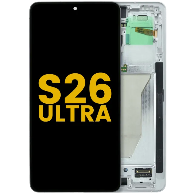 OLED displej s rámečkem pro Samsung Galaxy S26 Ultra 5G (US & International) (repasovaný) (bílá)