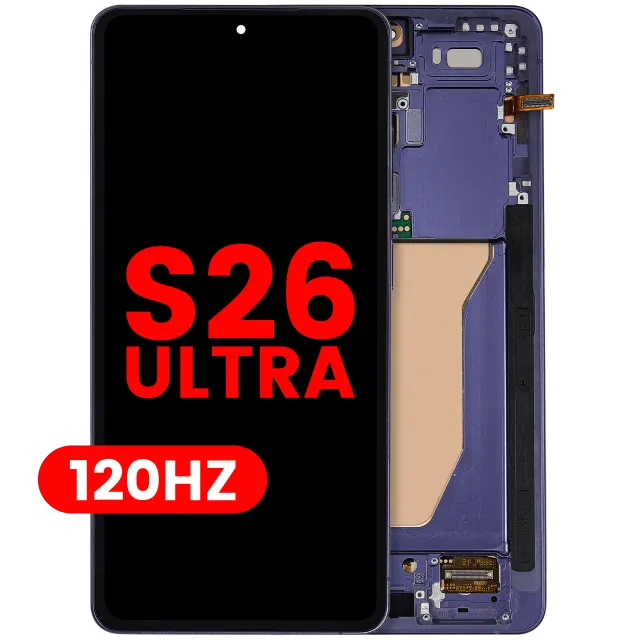 OLED displej s rámečkem pro Samsung Galaxy S26 Ultra 5G (US & International Version) (Aftermarket Plus) (120 Hz) (Cobalt Violet)