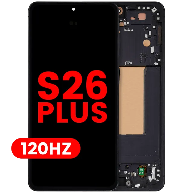 OLED displej s rámečkem pro Samsung Galaxy S26 Plus 5G (US & International Version) (Aftermarket Plus) (120 Hz) (černá)