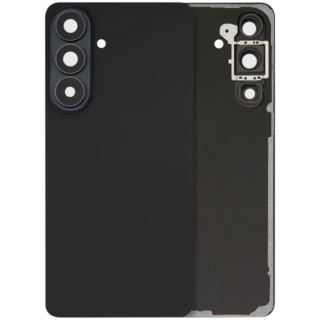 Zadní sklo se sklíčkem kamery pro Samsung Galaxy S26 Plus (Aftermarket Plus) (černá)