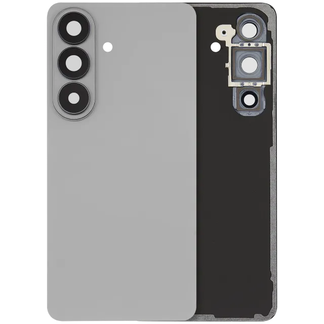 Zadní sklo se sklíčkem kamery pro Samsung Galaxy S26 (Aftermarket Plus) (Silver Shadow)