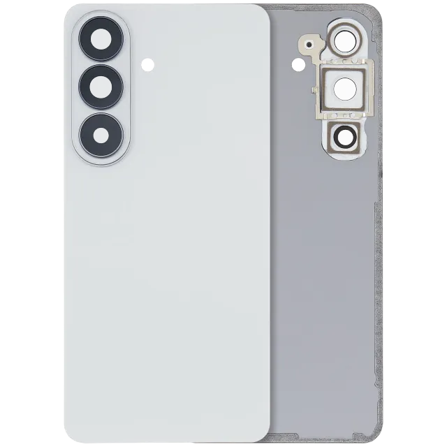 Zadní sklo se sklíčkem kamery pro Samsung Galaxy S26 (Aftermarket Plus) (bílá)