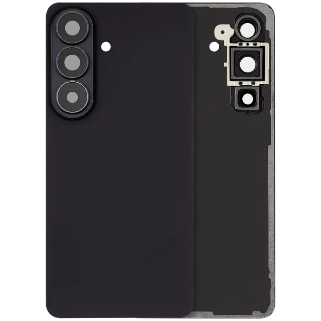 Zadní sklo se sklíčkem kamery pro Samsung Galaxy S26 (Aftermarket Plus) (černá)