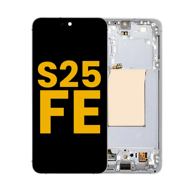 OLED displej s rámečkem pro Samsung Galaxy S25 FE 5G (US & International Version) (repasovaný) (bílá)