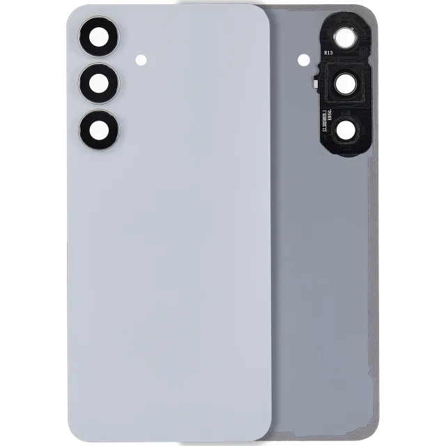 Zadní sklo se sklíčkem kamery pro Samsung Galaxy S25 FE (bez loga) (Aftermarket Plus) (Icyblue)
