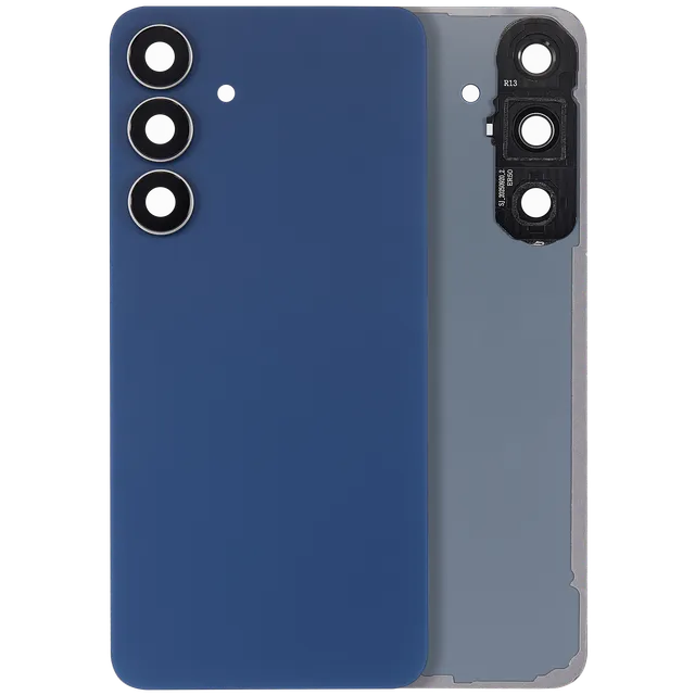 Zadní sklo se sklíčkem kamery pro Samsung Galaxy S25 FE (bez loga) (Aftermarket Plus) (Navy)