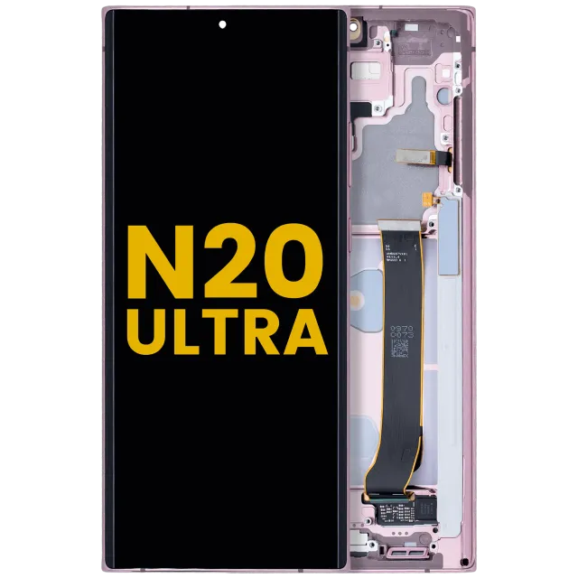 OLED displej s rámečkem pro Samsung Galaxy Note 20 Ultra 5G (repasovaný) (Mystic Bronze)