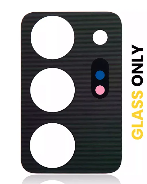 Sklíčko zadní kamery (jen sklo) s lepením pro Samsung Galaxy Note 20 Ultra (Mystic Black) (balení 10 ks)