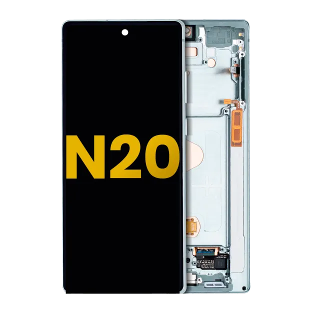 OLED displej s rámečkem pro Samsung Galaxy Note 20 5G (repasovaný) (Mystic Green)