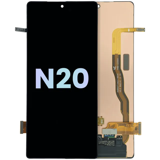 OLED displej bez rámečku pro Samsung Galaxy Note 20 (Service Pack) (černá)