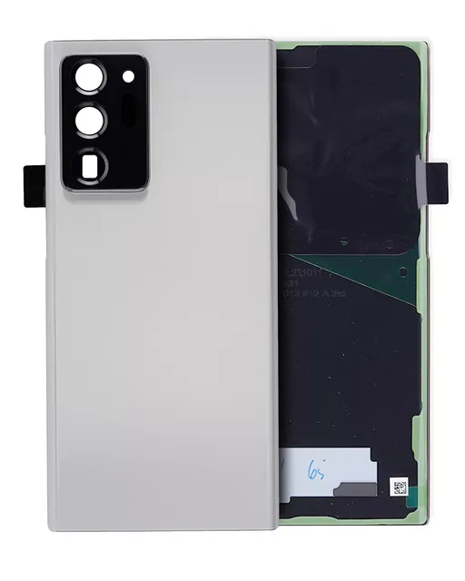 Zadní sklo se sklíčkem kamery pro Samsung Galaxy Note 20 Ultra (Service Pack) (Mystic White)