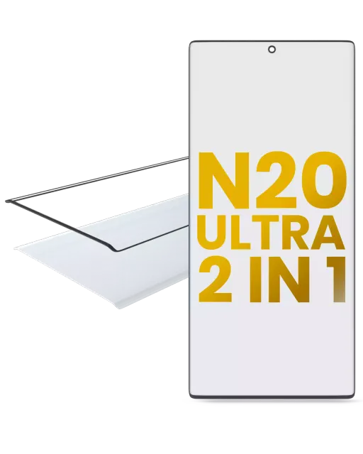 2v1 přední sklo s OCA (předinstalováno) pro Samsung Galaxy Note 20 Ultra