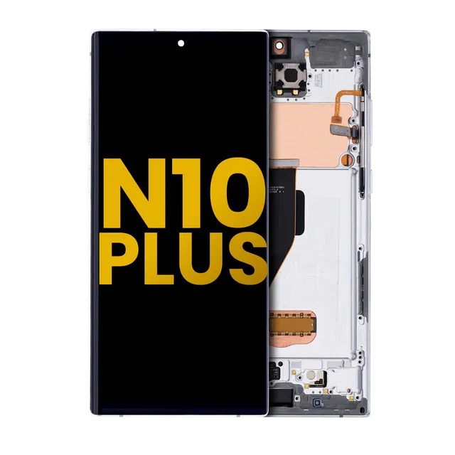 OLED displej s rámečkem pro Samsung Galaxy Note 10 Plus / 5G (repasovaný) (Aura White)