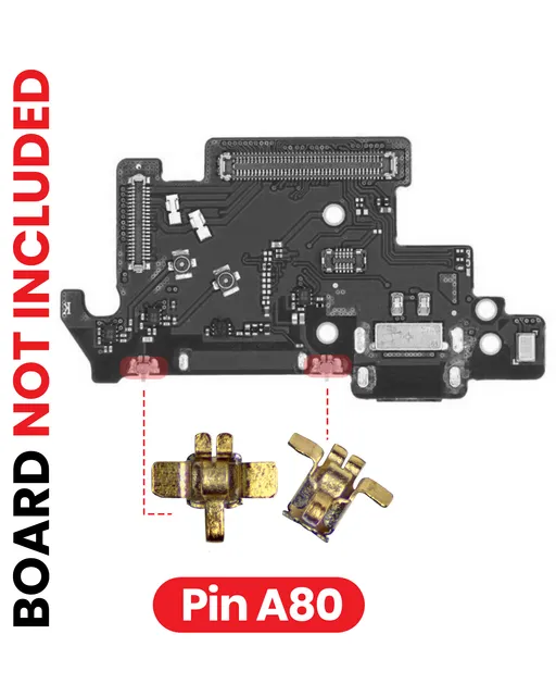 Kontaktní piny pro desky (A80) pro All Samsung Models (Width: 2.5mm / Length: 2.8mm) (balení 100 ks)