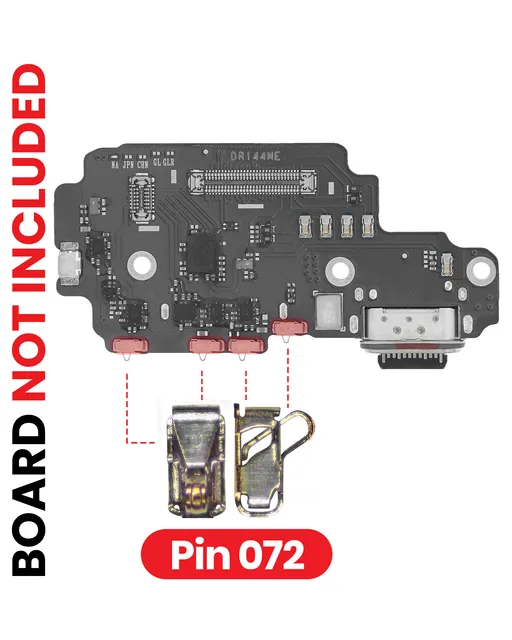 Kontaktní piny pro desky (072) pro All Samsung Models (Width: 1.6mm / Length: 2.2mm) (balení 100 ks)