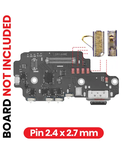 Kontaktní piny pro desky pro All Samsung Models (Width: 2.4mm / Length: 2.7mm) (balení 100 ks)
