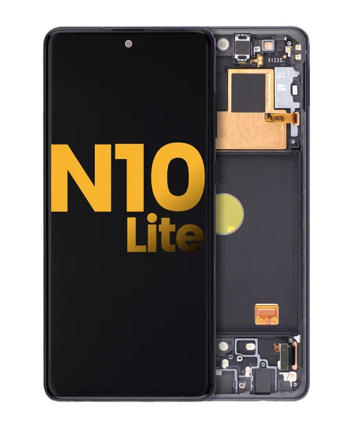 OLED displej s rámečkem pro Samsung Galaxy Note 10 Lite (repasovaný) (Aura Black)